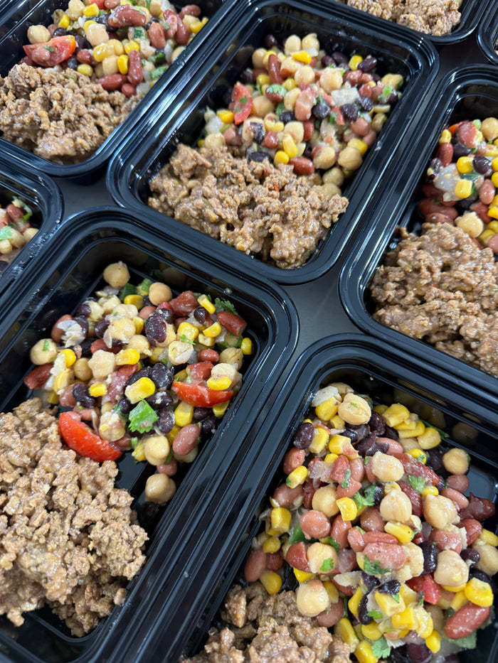 Ensalada de Granos con Picadillo (Porcionado)