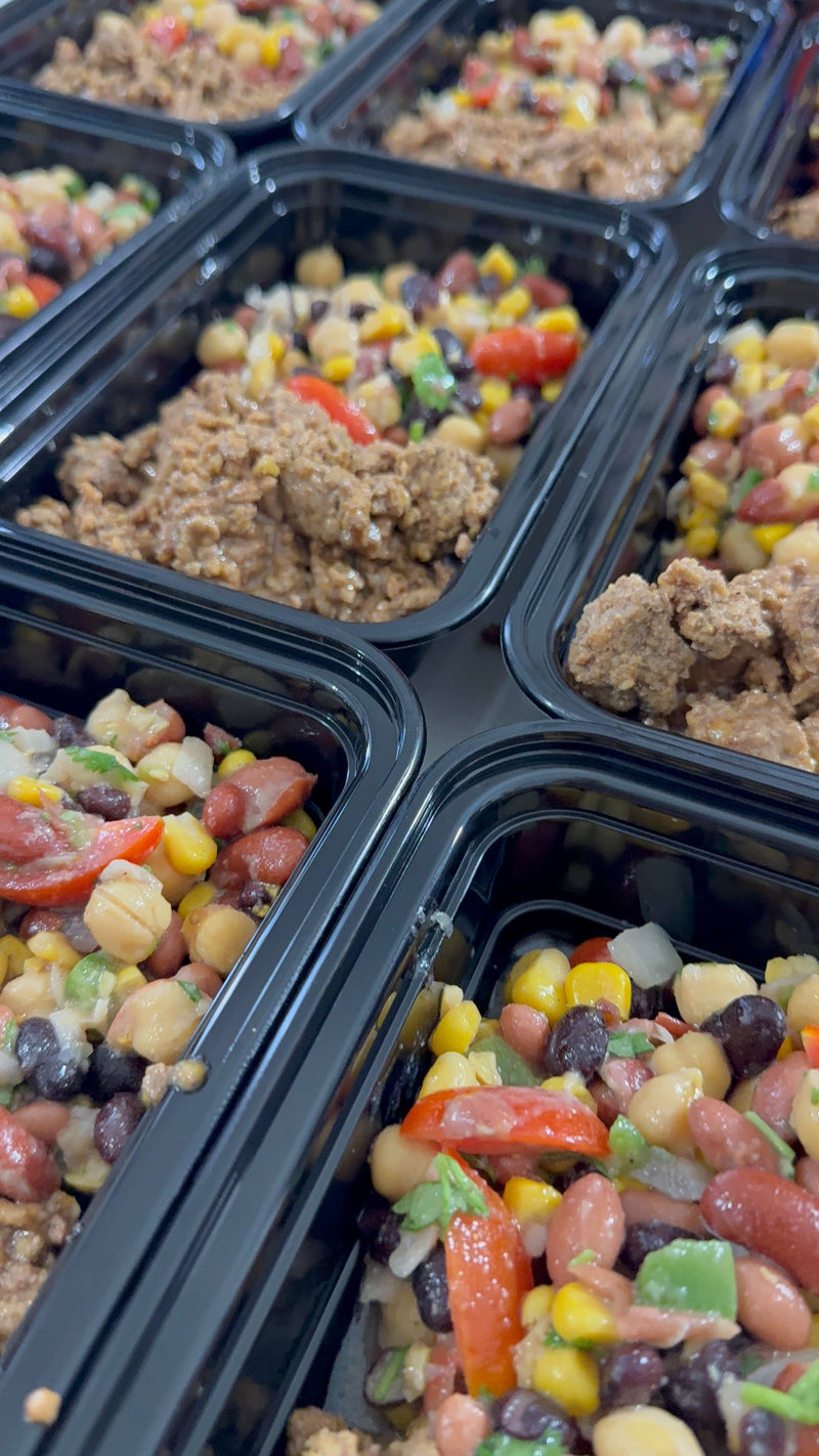 Ensalada de Granos con Picadillo (Porcionado)